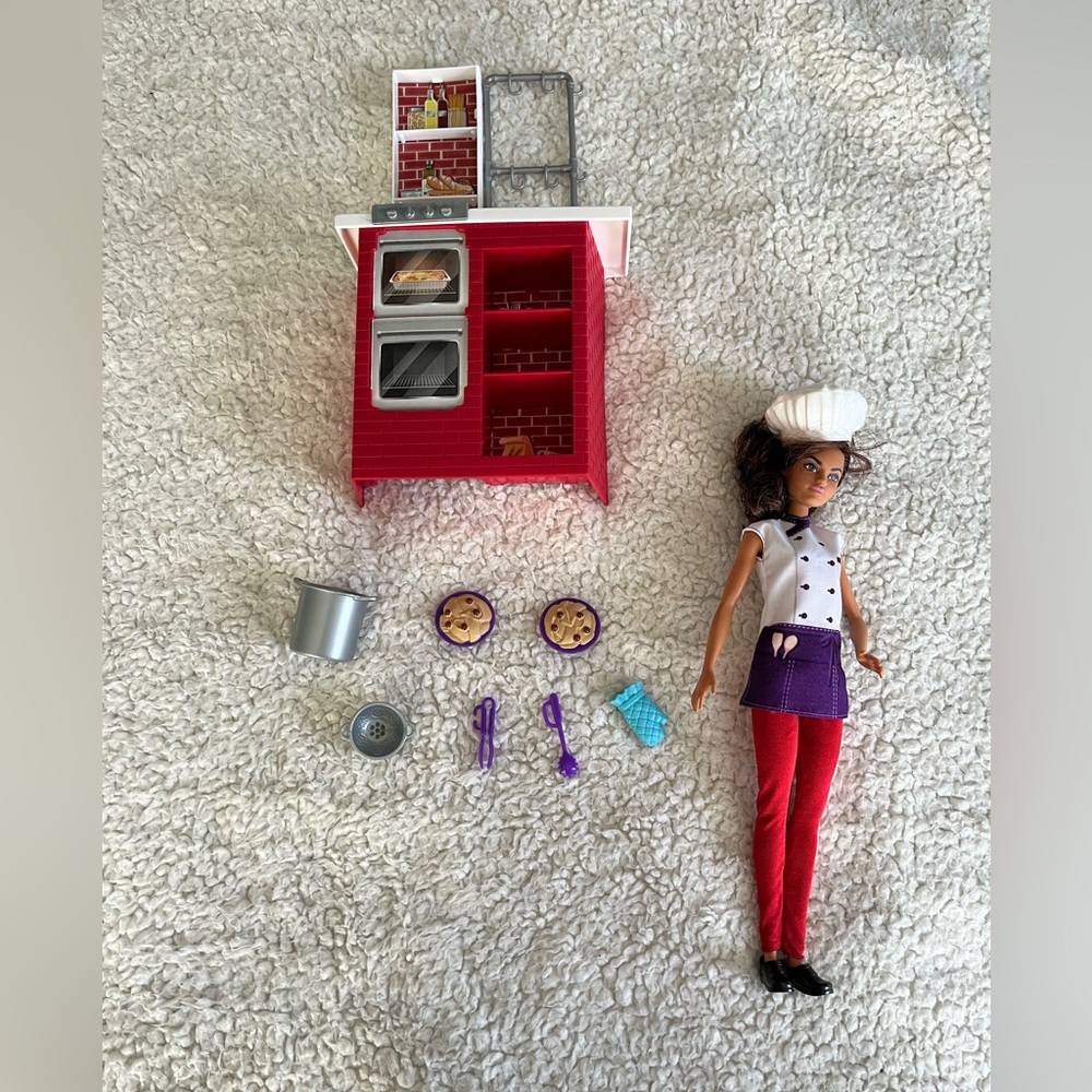 Barbie You Can Be Anything Italian Spaghetti Chef Doll
